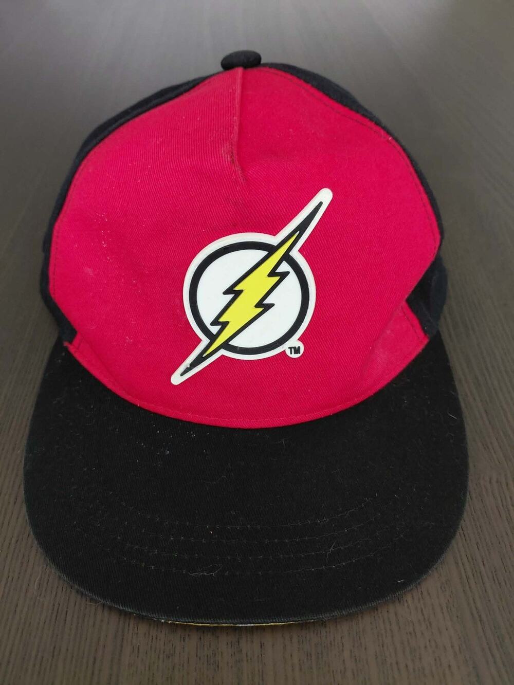 DC Comics The Flash Adjustable Snapback Baseball Hat - with Graphic Brim Youth